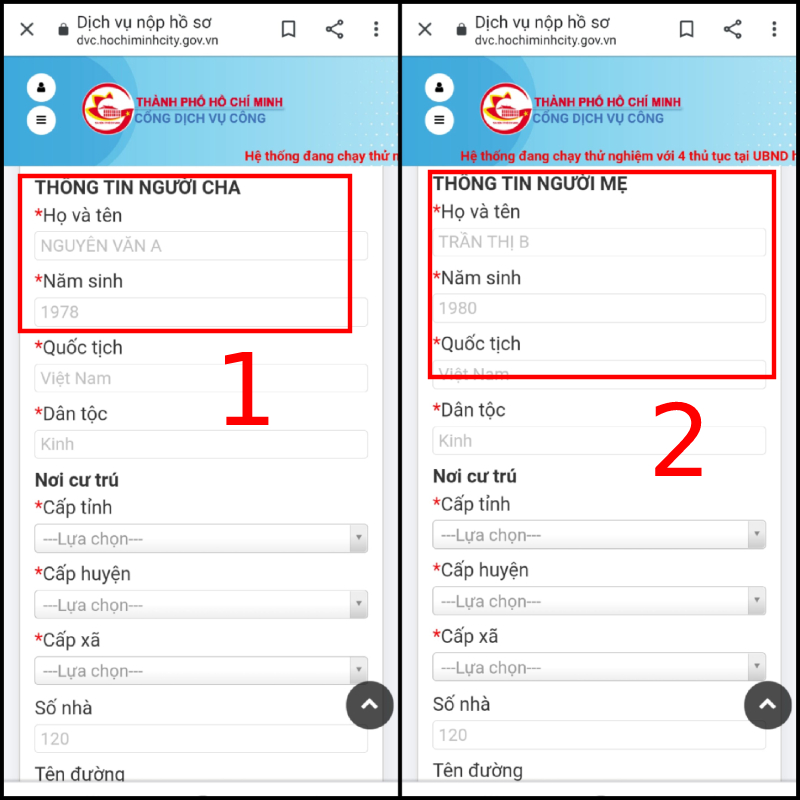 Cách đăng ký làm giấy khai sinh online trên điện thoại đơn giản